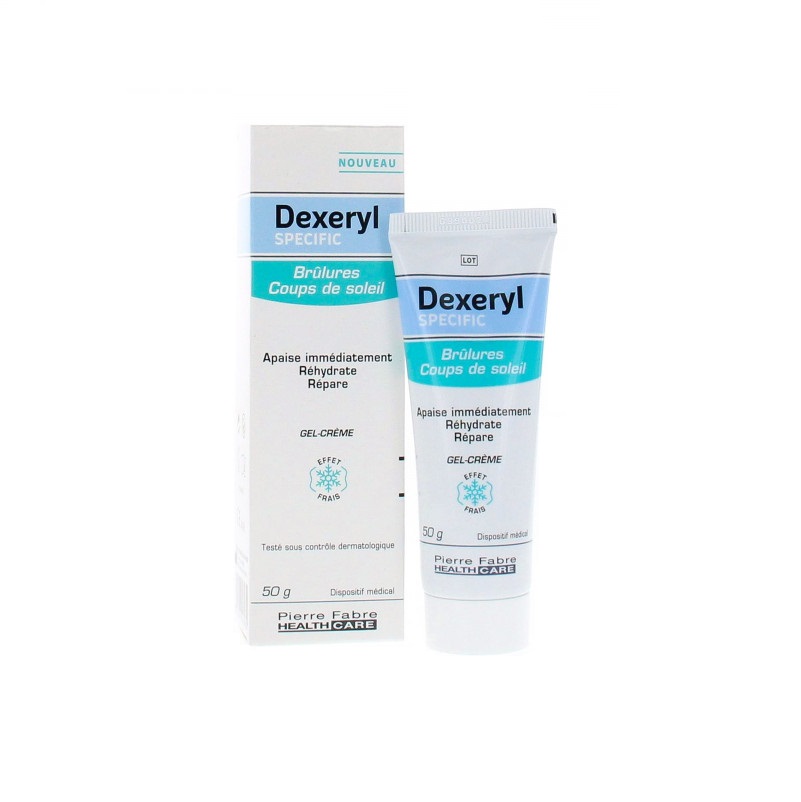 Buy Dexeryl Specific Sunburn Cream Tube 50g online in the US pharmacy.