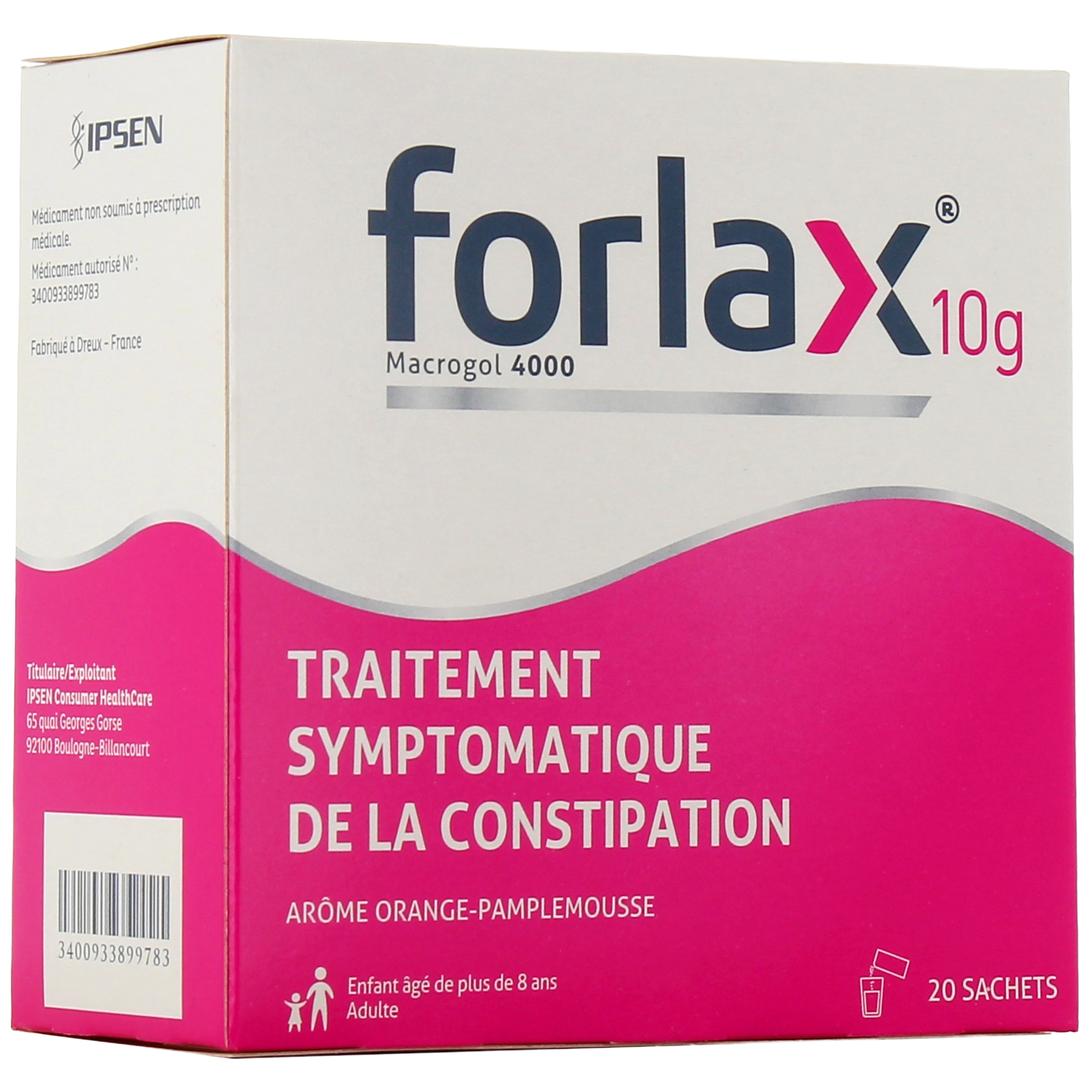 Buy Forlax online in the US pharmacy. Treatment of: constipation in adults and kids.