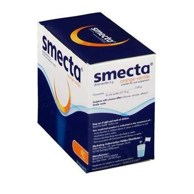 Buy Smecta 30 sachets online in the US pharmacy.