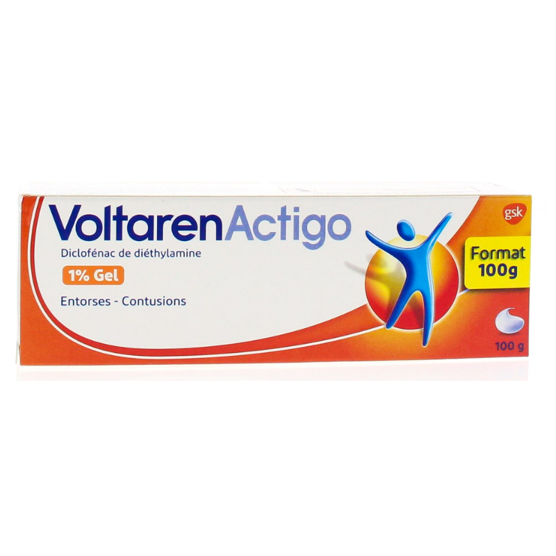 Buy Voltaren Actigo 1% 100G online in the US pharmacy.